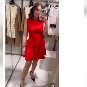 Zara Texured Knit Dress